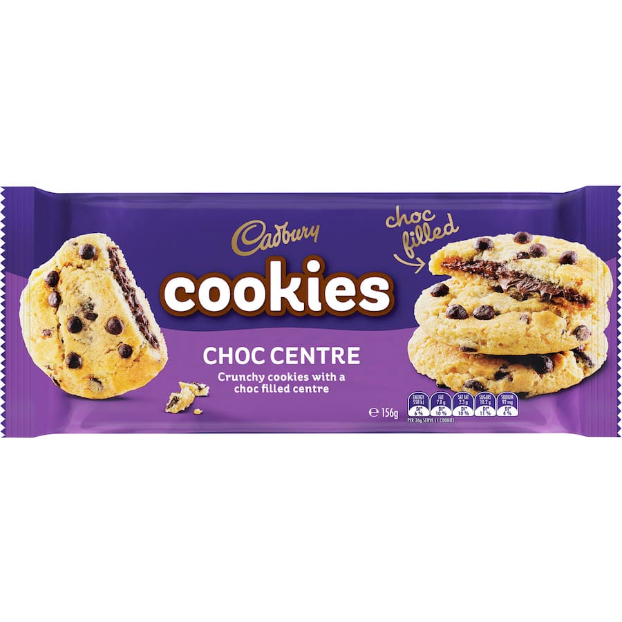 Cadbury Biscuits Choc Center 156g