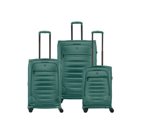Softside 3pc Suitcase Set - Wenger Checklite (Green)