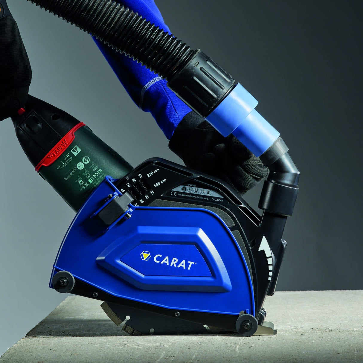 Carat Dustcatch Pro Heavy Duty Cutting Dust Shroud 230mm (Each)