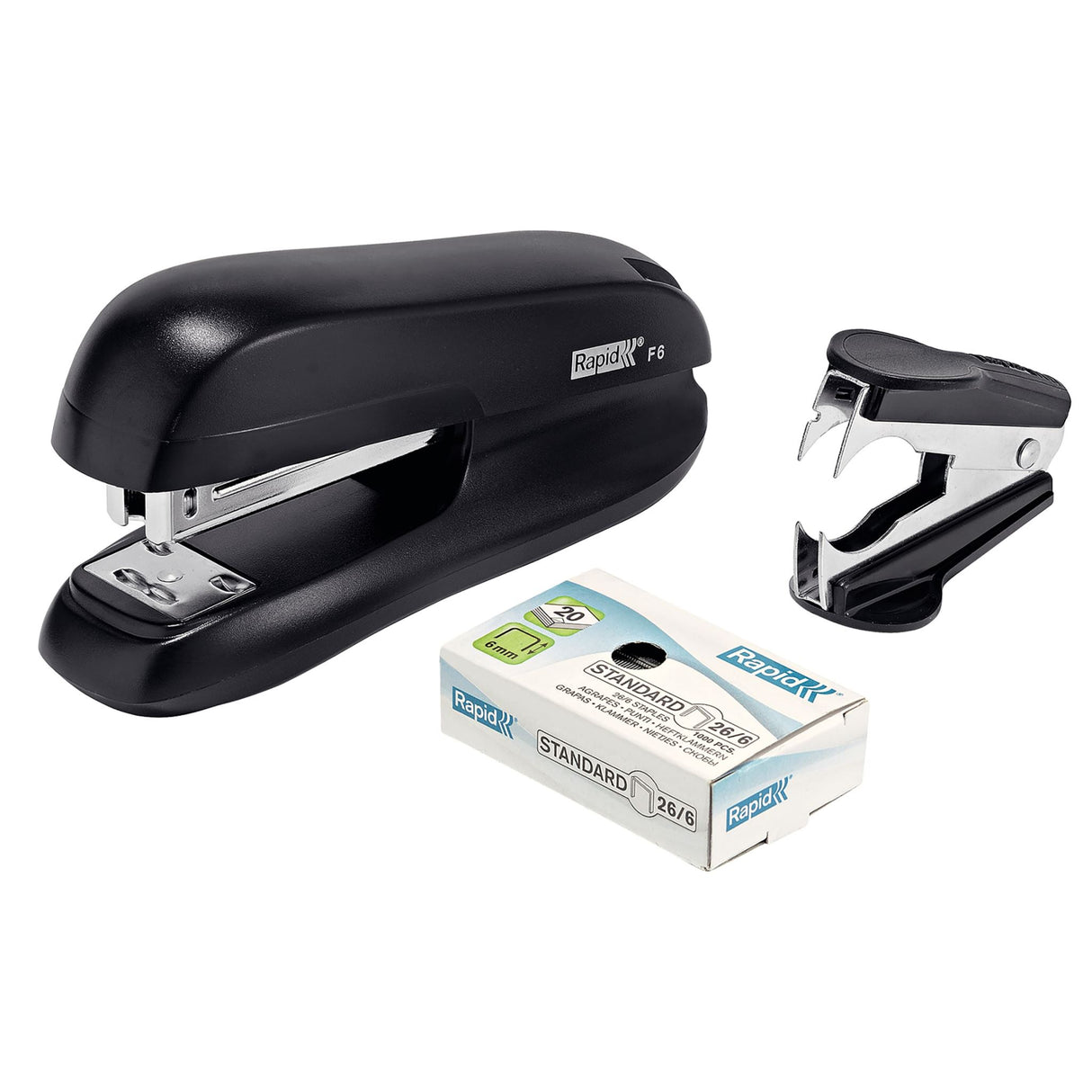 Rapid Stapler Half Strip F6 Value Pack Black (Pack)