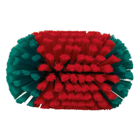 Vikan Wheel & Rim Brush (240mm) for cleaning steel wheels on trucks and buses, designed for durability and ergonomic use.