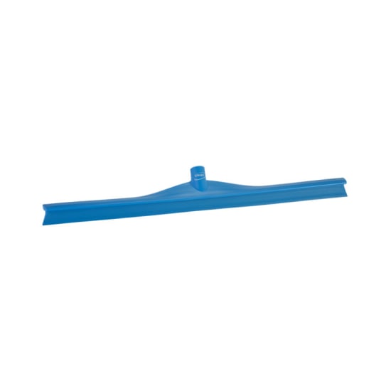 Vikan Ultra Hygienic Floor Squeegee in blue, 700mm, with soft rubber lip for effective, hygienic cleaning of various surfaces.