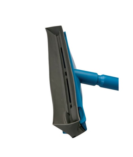 Vikan Ceiling Condensation Squeegee in blue, 400mm, designed for efficient moisture removal in commercial kitchens and food industry.