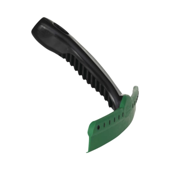 Vikan Wipe-N-Shine Green window scraper, 250mm, perfect for removing water residue and limescale for a streak-free finish.