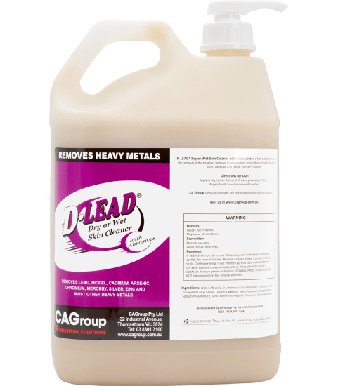 D-Lead Metal Removal Wet and Dry Skin Cleaner 5L-Each