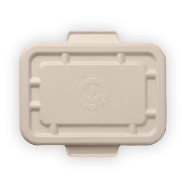 BioPak Natural Plant Fibre Takeaway Lid 500/600ml 125 (Pack)