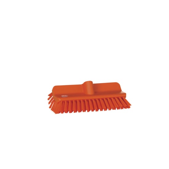 Vikan High-Lo Stiff Bristle Brush Orange-265mm-Each