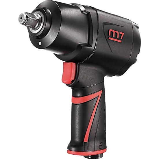 Lightweight M7 Air Impact Wrench with magnesium alloy design, offering 200-1200 ft-lb torque for heavy-duty tasks.