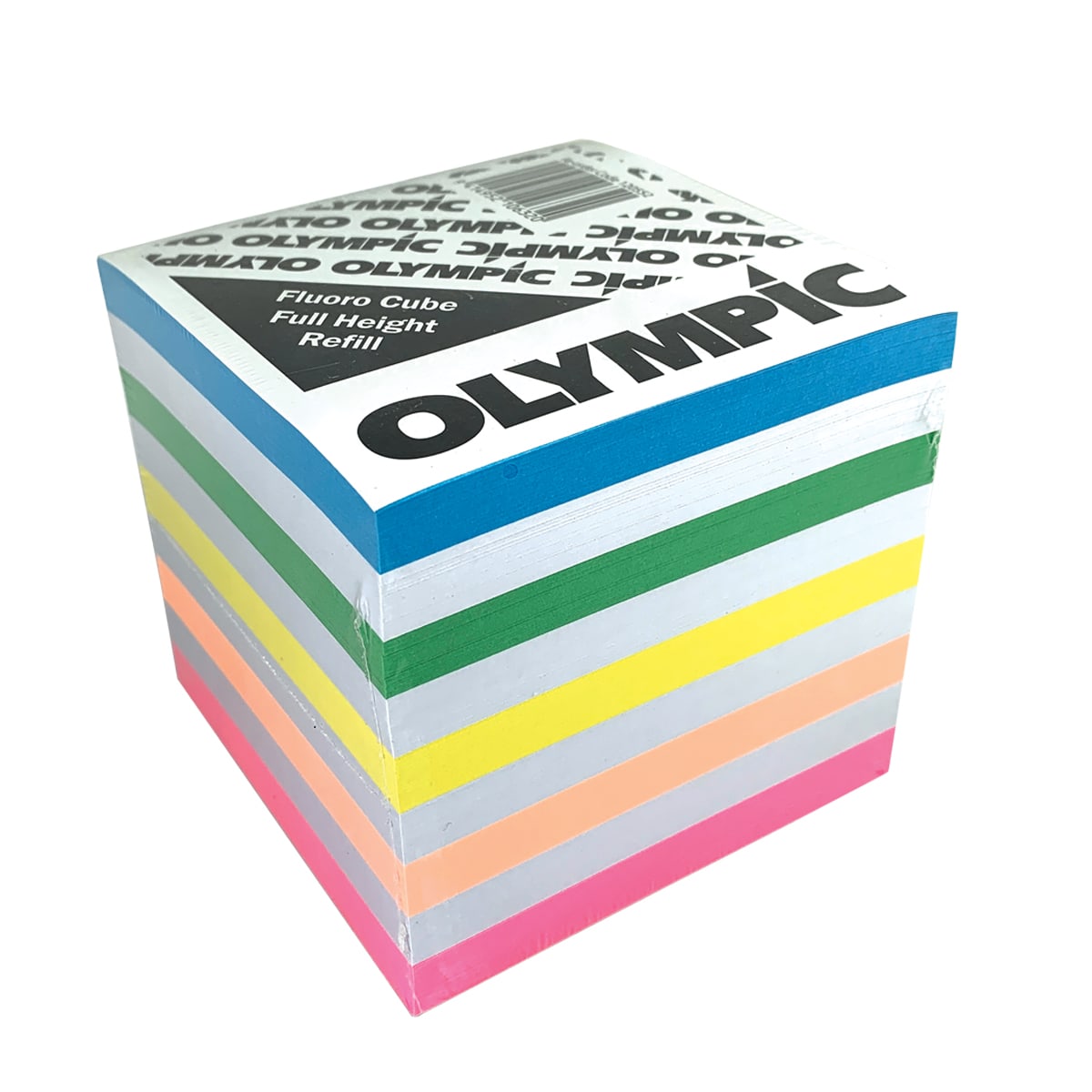 Olympic Memo Cube Fluoro Full Height Refill 97x97mm (Each)