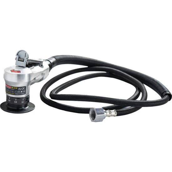 M7 Deburring Bevelling Machine R2, lightweight and powerful, ideal for precision bevelling and deburring of various materials.