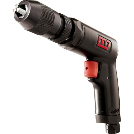 M7 Air Drill Heavy Duty 3/8in, 2800rpm; powerful tool for drilling, fastening, lightweight, ergonomic design, durable performance.