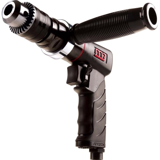 M7 Air Drill Q-Series with 1/2in chuck, 500rpm speed, lightweight design, perfect for drilling tasks and tight spaces.