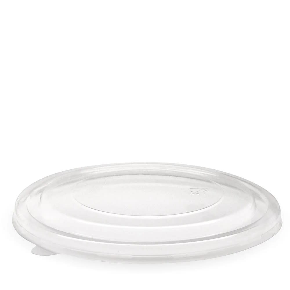 BioPak Plastic Kraft BioBowl Lid 1300ml 25 (Pack)
