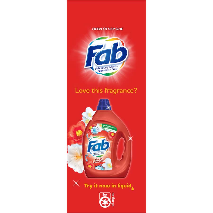 Fab Laundry Powder Fresh Blossoms 2kg