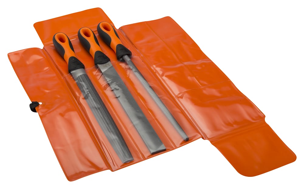 Bahco Ergo Engineering File Set Second Cut 250mm Pack of 3 (Set)