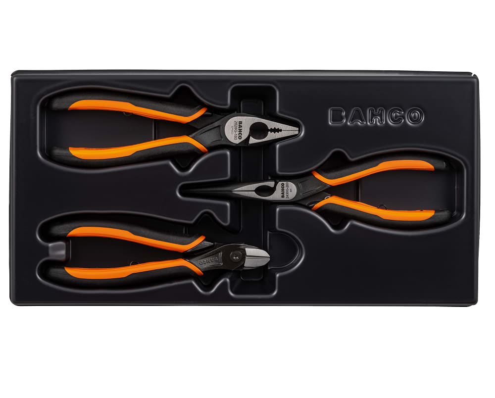 Bahco ERGO 3 Piece All Round Pliers Set