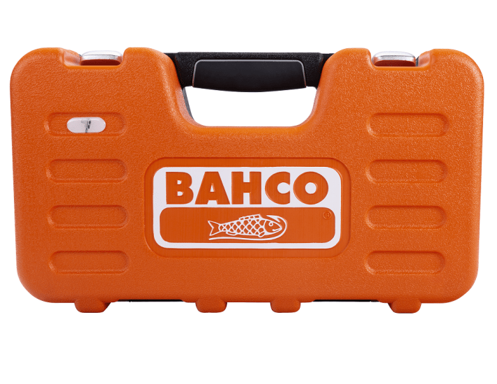 Bahco 53 Piece Deep Socket Set in a sturdy case, features 1/4 and 3/8 inch metric sockets made from durable alloy steel.