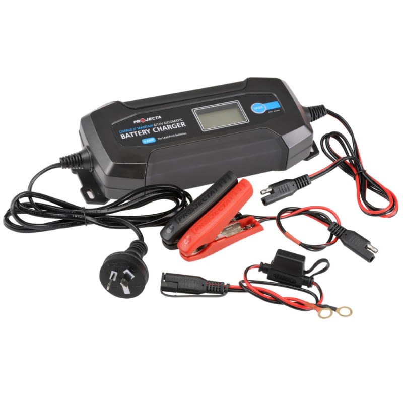 Projecta Battery Charger 4A 6/12V 8 Stage