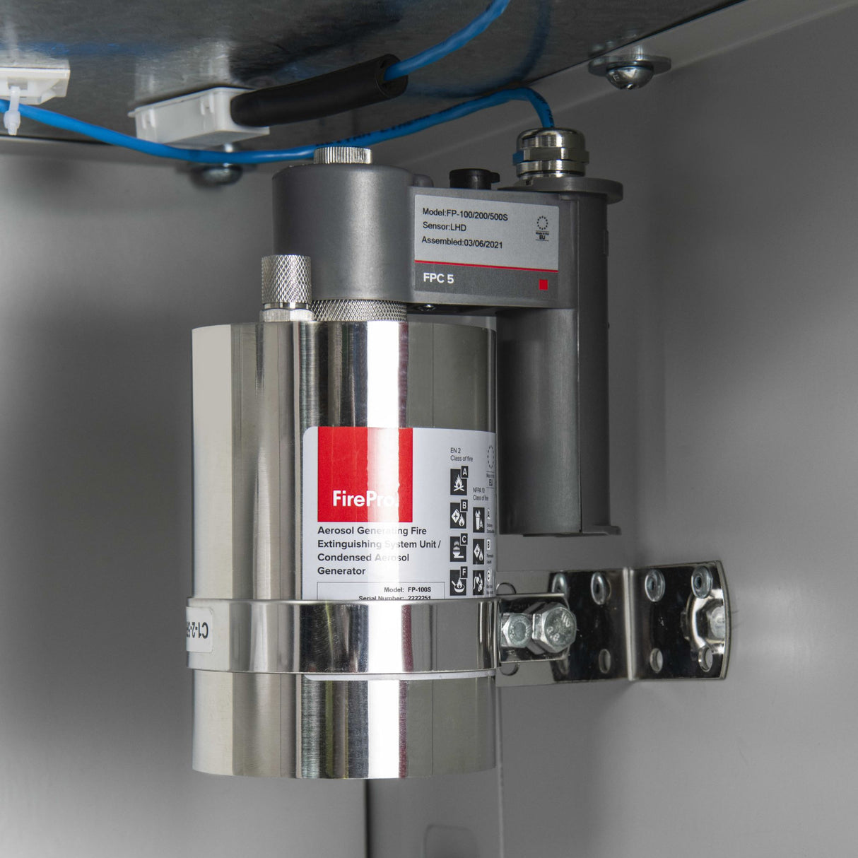 Hazero Battery Cabinet Fire Suppression System Large