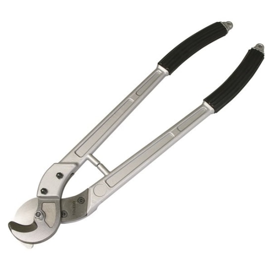 Heavy-duty Toledo Cable Cutter-600mm with curved blade for clean cuts in copper and aluminum cables up to 250mm².