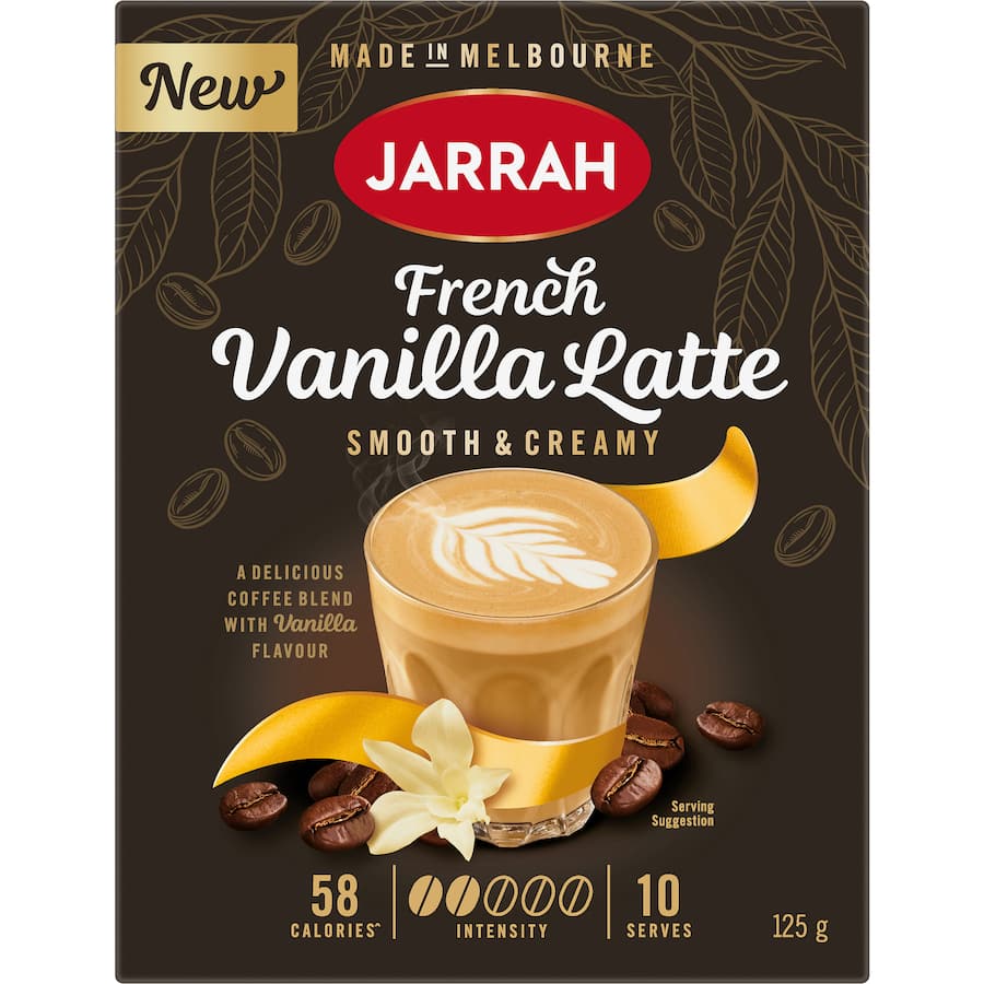 Jarrah Coffee Sachets French Vanilla 10pack