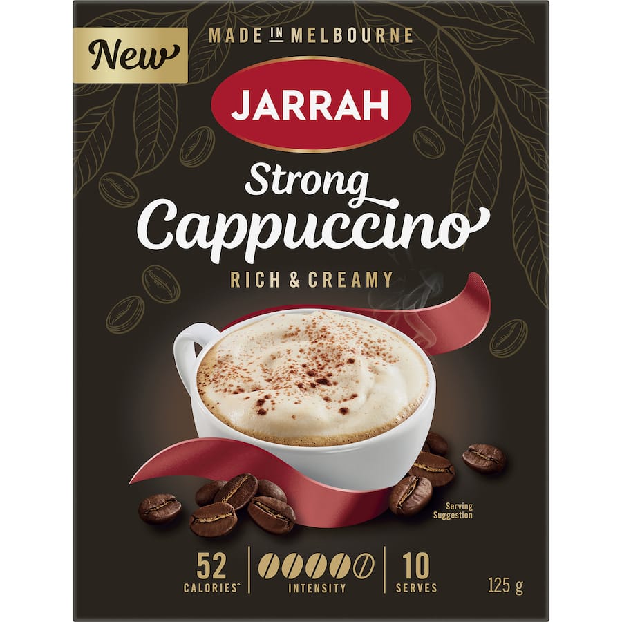 Jarrah Coffee Sachets Strong Cappuccino 10pack
