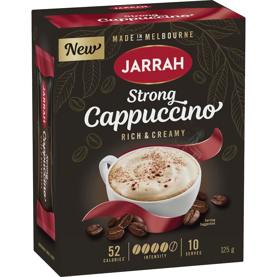 Jarrah Coffee Sachets Strong Cappuccino 10pack