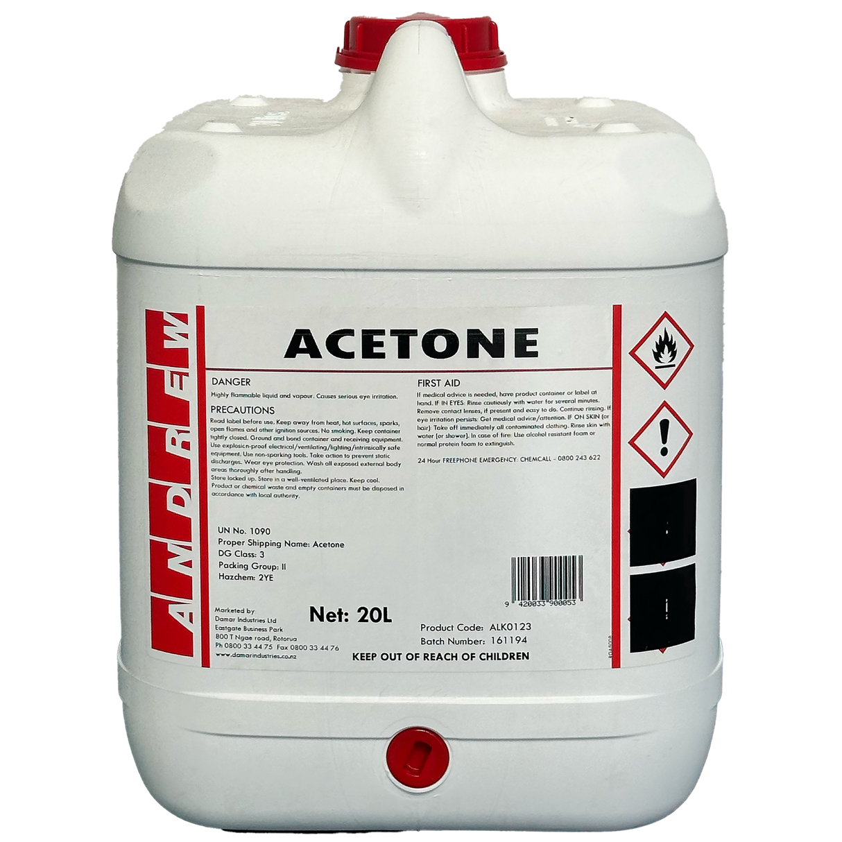 Acetone 20L 20L
