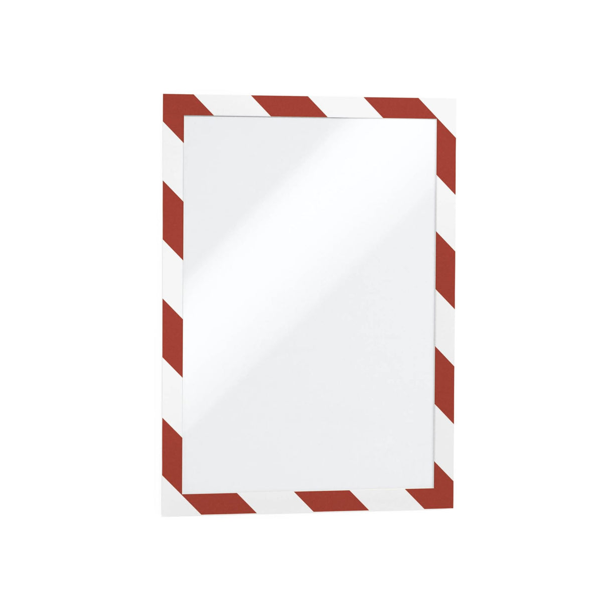 Durable Security Self Adhesive A4 Red/White (Pack of 2)