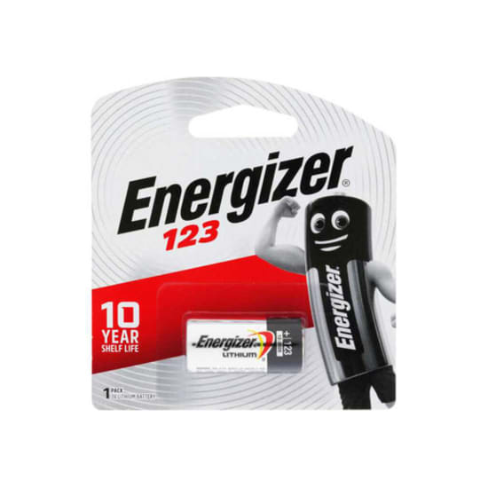 Energizer Lithium 123 Battery: reliable 3V power for cameras, smart devices, and high-tech tools with a 10-year shelf life.