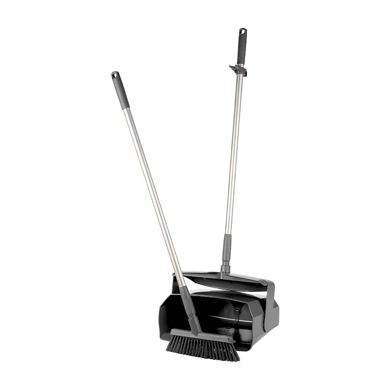 Lobby Dustpan & Broom Set Black - Vikan