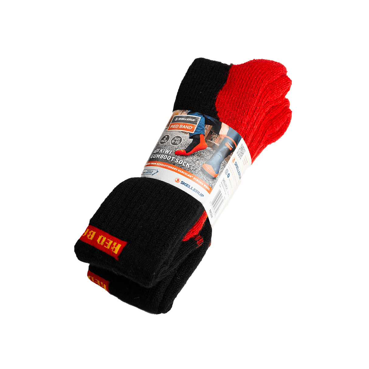 Skellerup Red Band Gumboot Socks (Pack of 2) - Standard - 2/5