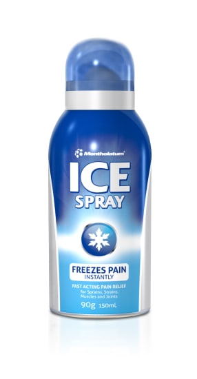 Mentholatum Ice Spray 150ml offers quick, effective pain relief from muscular discomfort with a convenient spray application.
