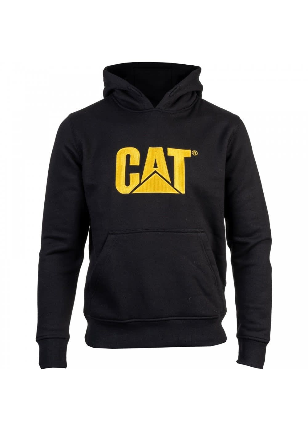 CAT, Trademark Hooded Sweatshirt - Black (Size: 4XL)