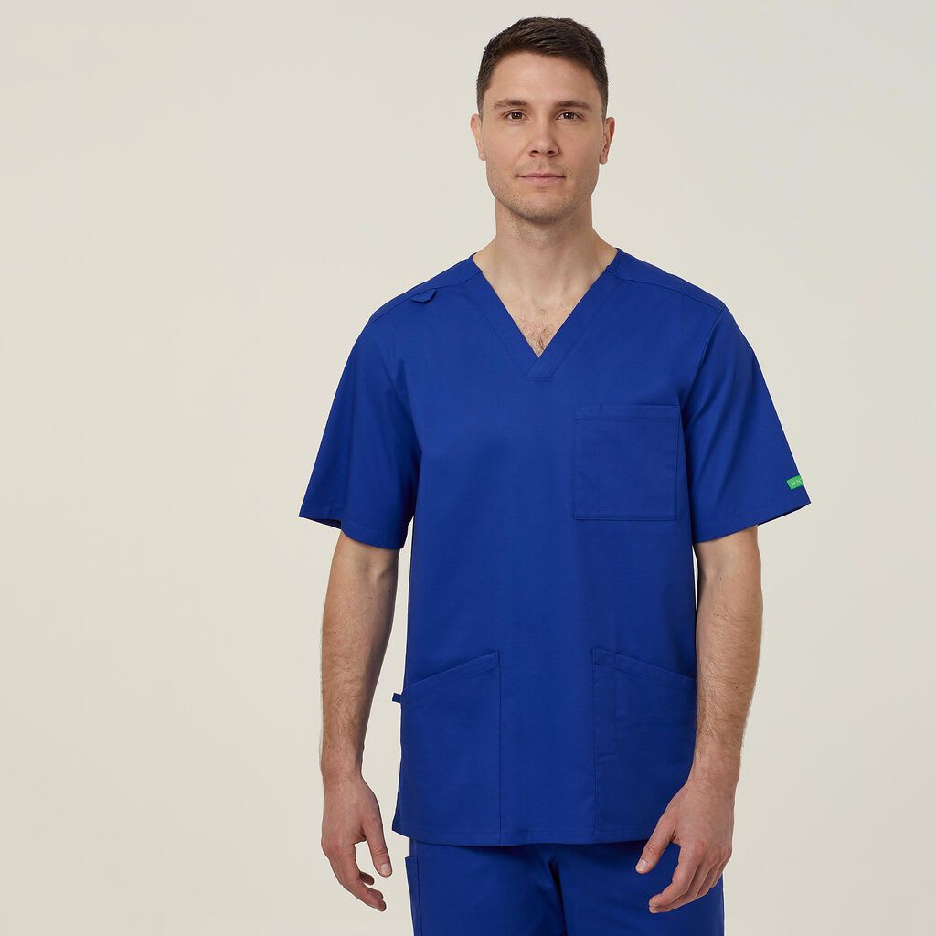 NNT, Antibacterial Chang Scrub Top, CATRFS - COBALT (CO) - S