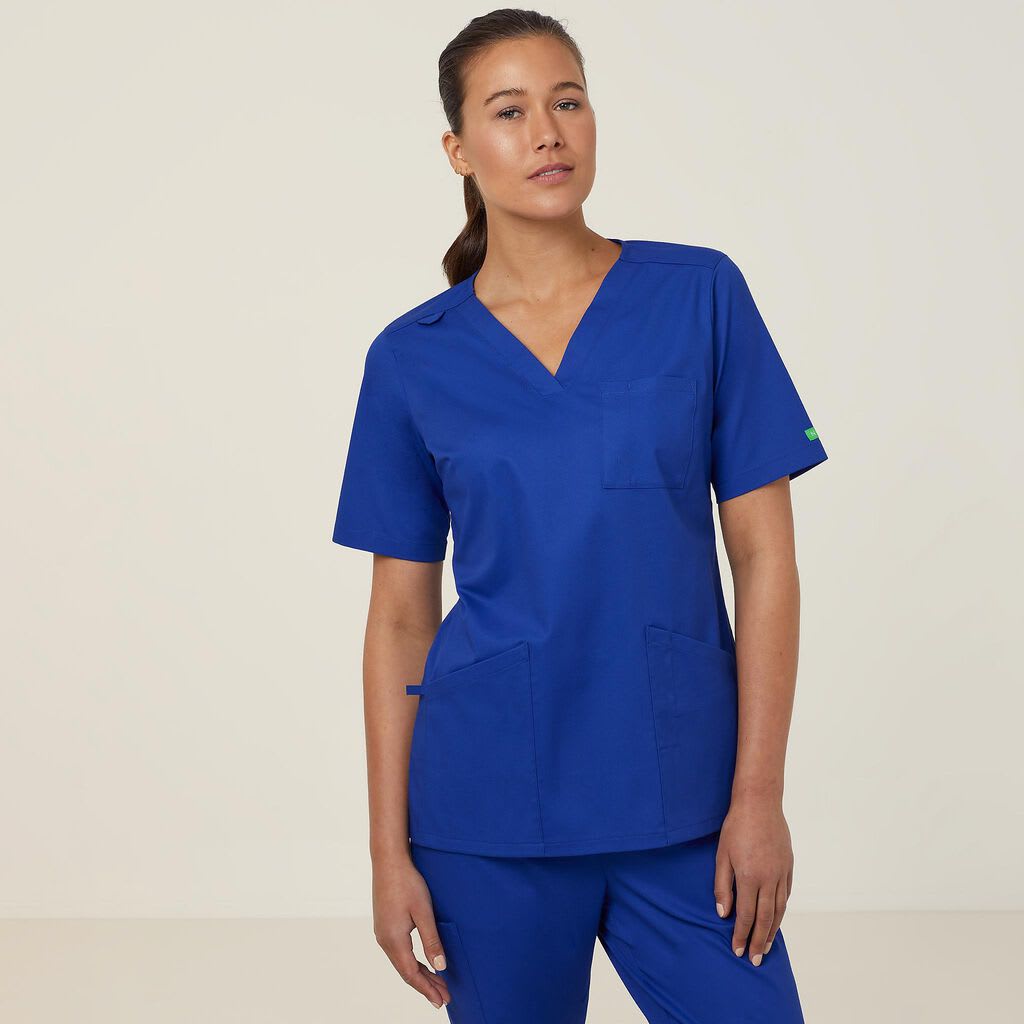 NNT, Vital Antibacterial Mayo Scrub Top, CATUMN - COBALT (CO) (Size: XXS)