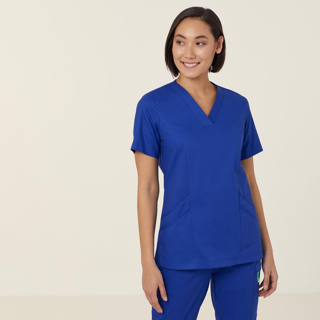 NNT, Antibacterial Active Florence Scrub Top - COBALT (CO) (Size: 4XL)
