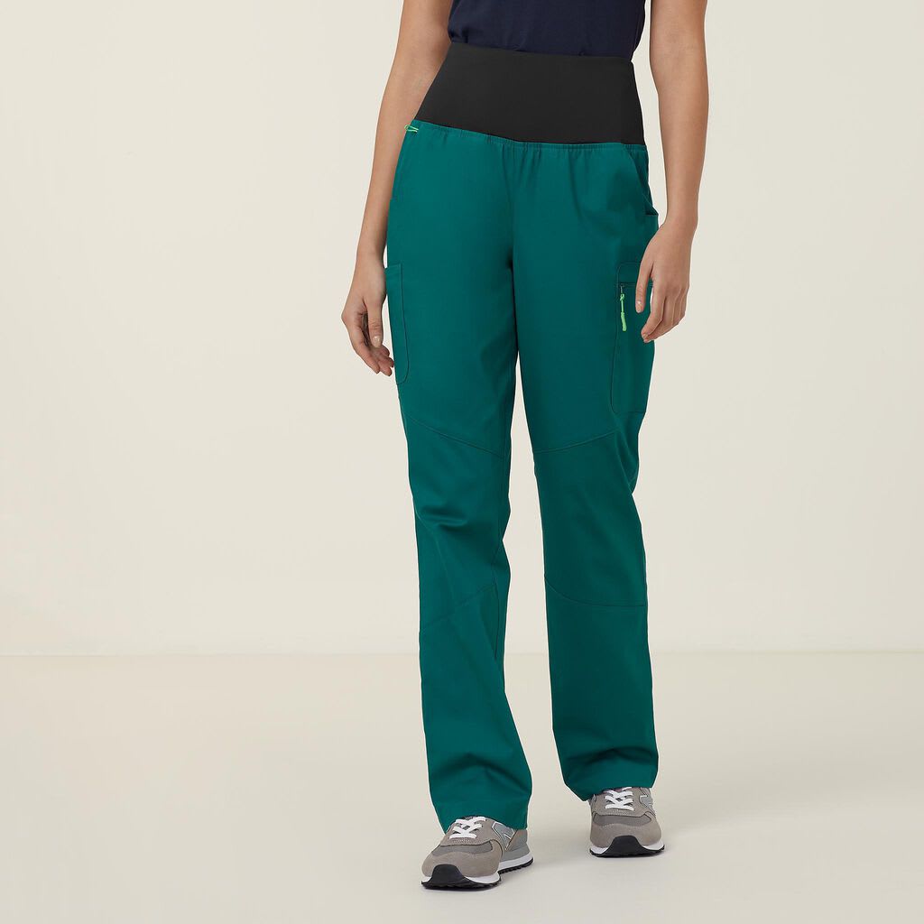 NNT, Antibacterial Active Curie Scrub Pant, CAT3VE - Hunter Green (Size: L)