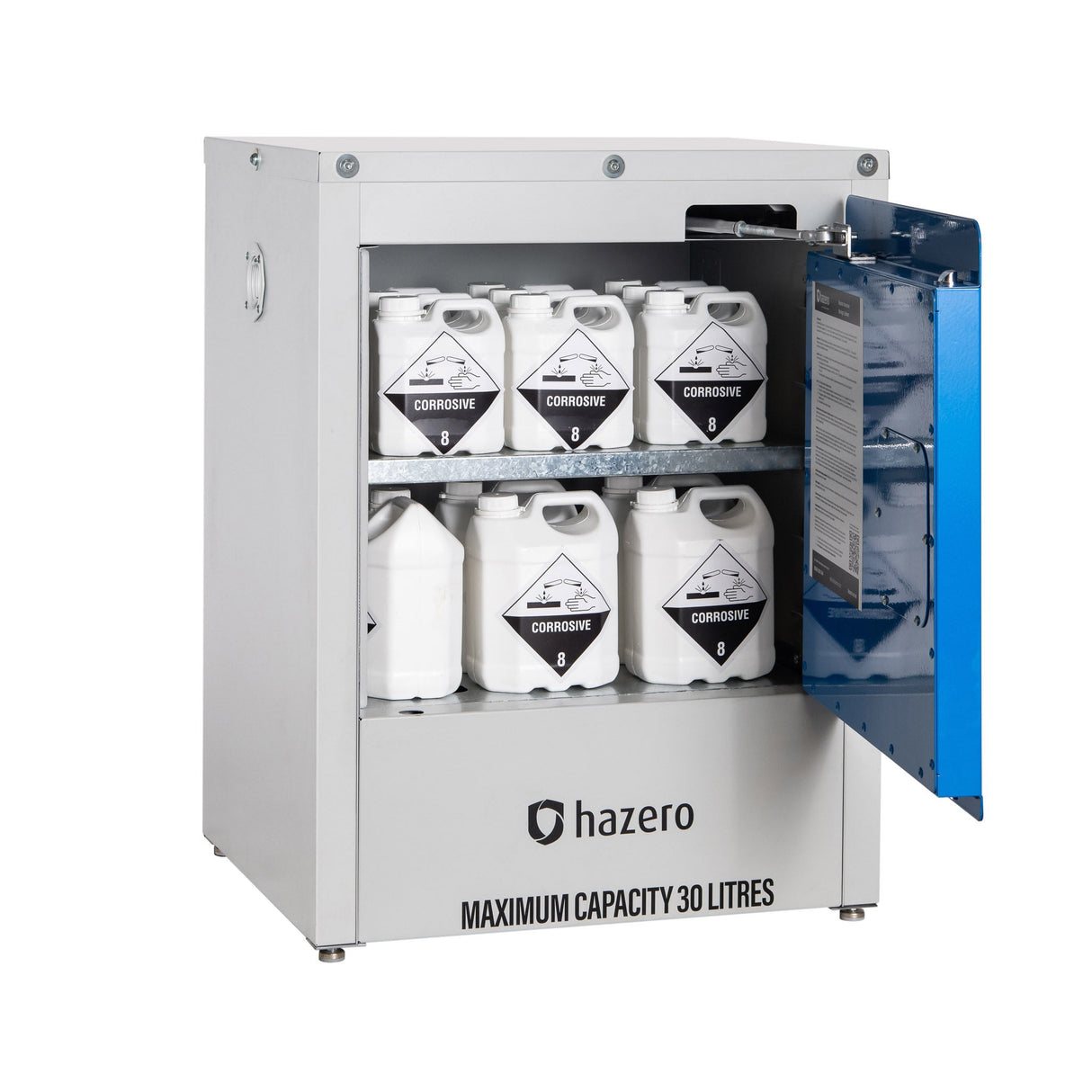 Hazero Corrosive Liquid Cabinet 30L