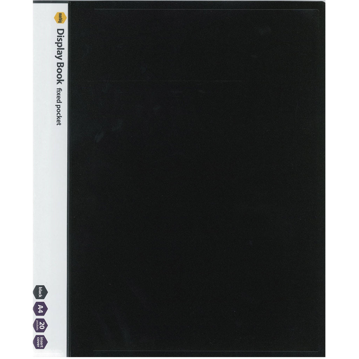 Marbig A4 Display Book Black 20 Pockets (Each)