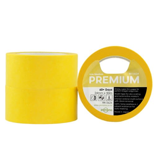 Washi Premium Masking Tape 24mm x 50m (Roll)