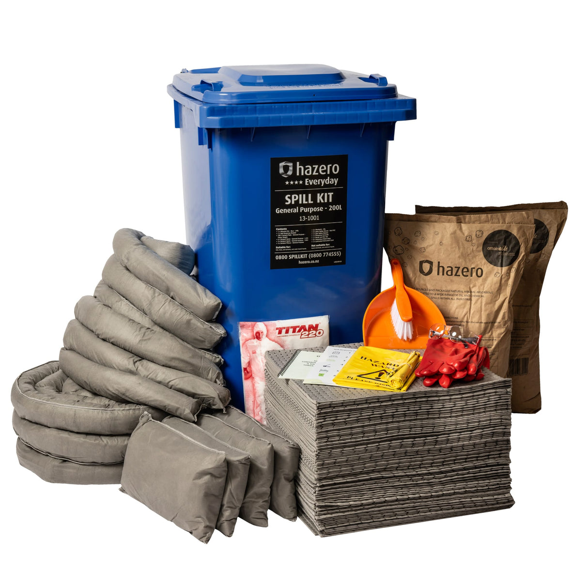 Hazero Mobile Spill Kit - General Purpose 200L