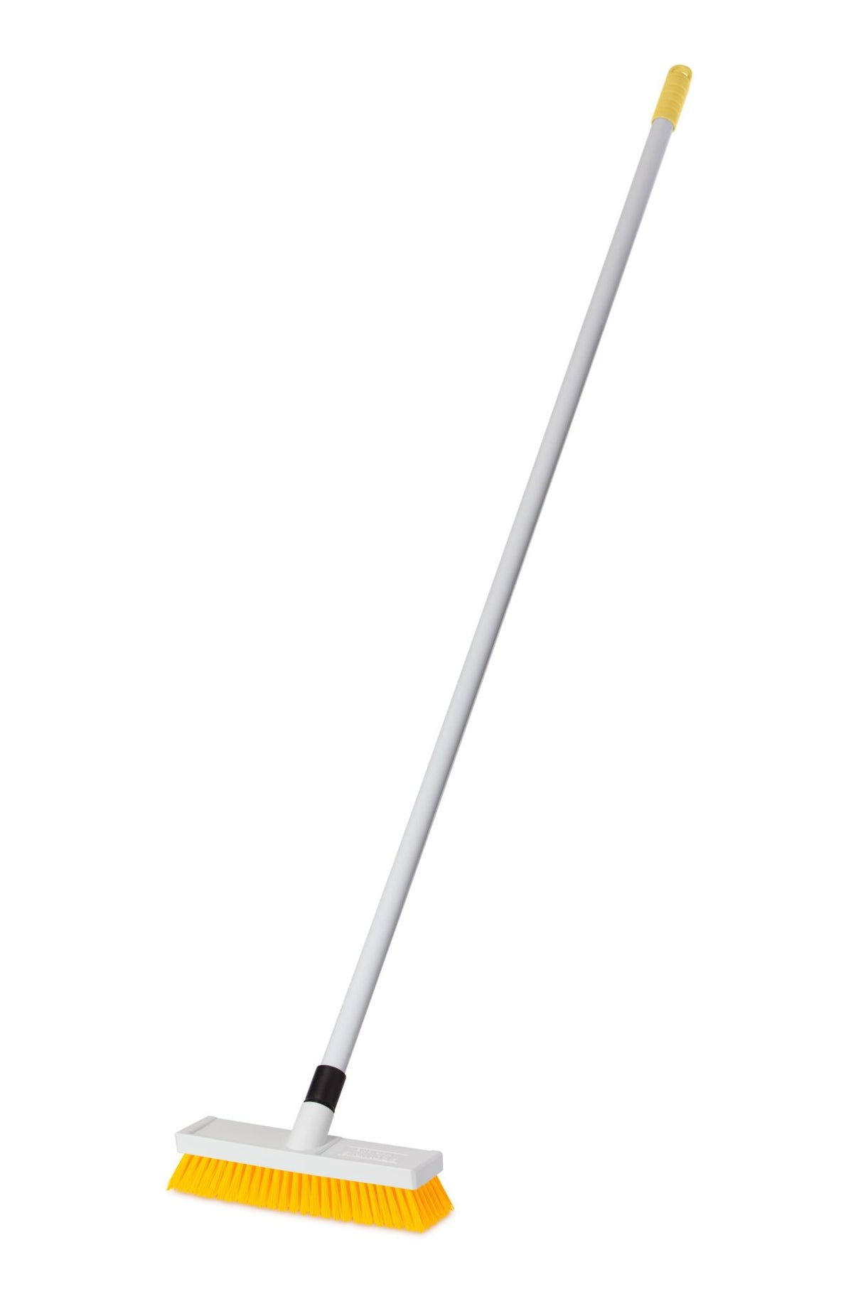 Browns Deck Scrub With Handle 250mm Yellow (Each)