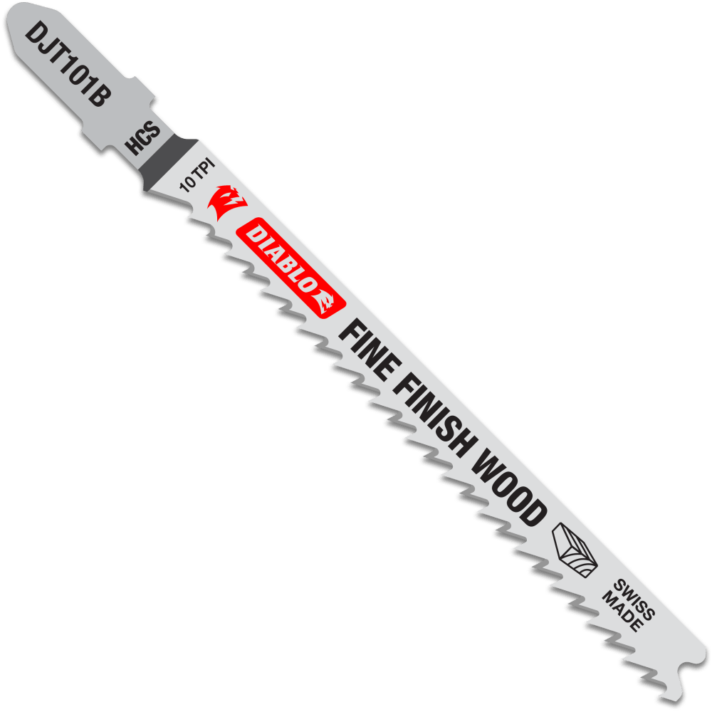 Diablo High Carbon Steel Jig Saw Blade Fine Wood 100mm Pack of 5