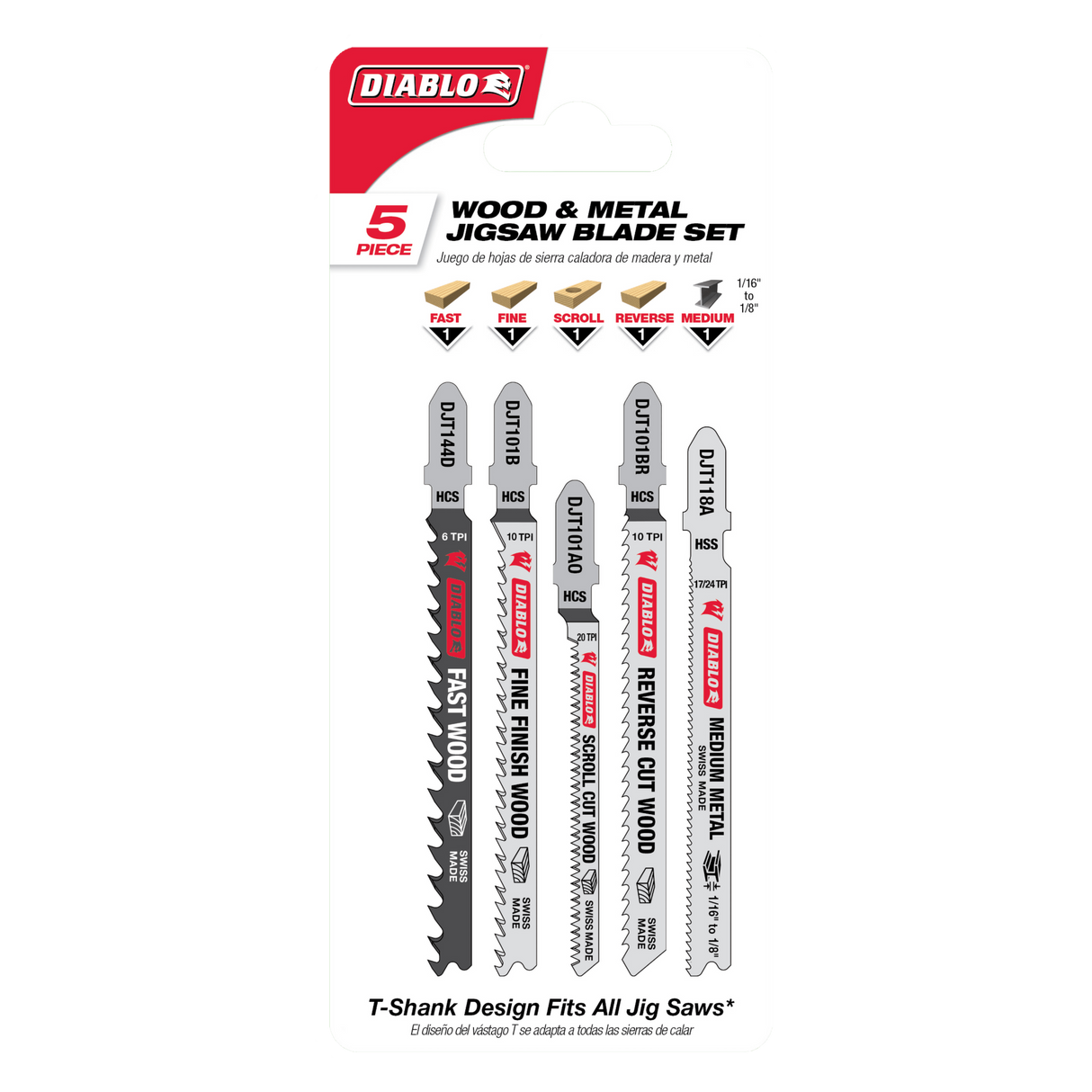 Diablo 5-Piece Wood & Metal Set