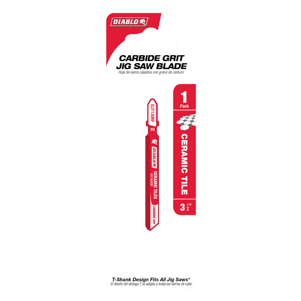 Diablo Carbide Grit Jig Saw Blade Ceramic & Glass 82mm