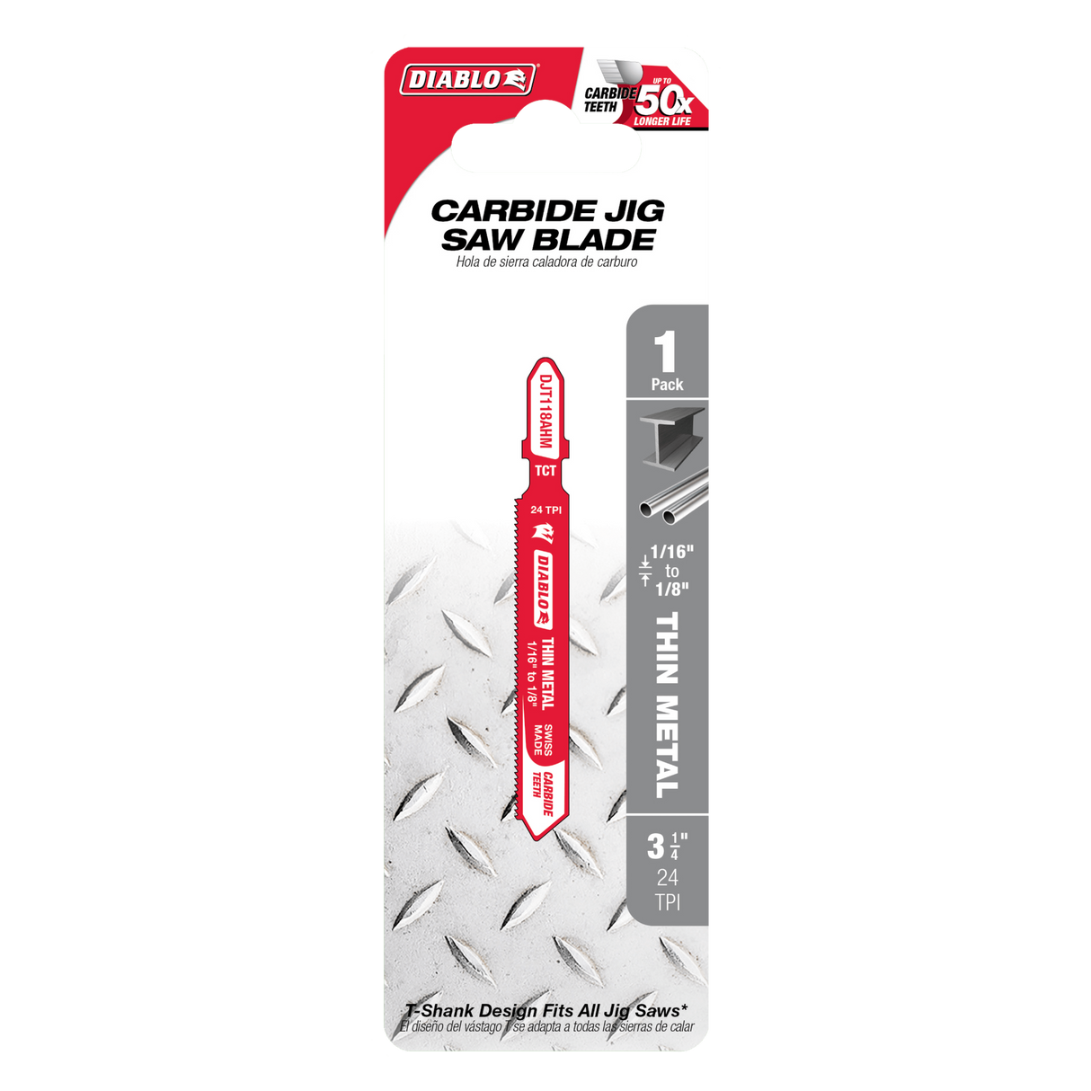 Diablo Jig Saw Blade for Thin Metal 83mm