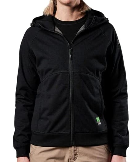 FXD, Women's Fleece Hoodie, WF-3W - Black (Size: 10)