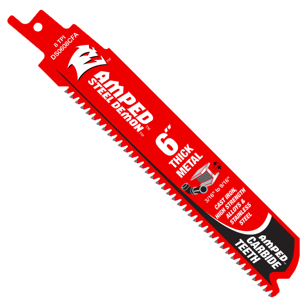 Diablo Steel Demon Amped Blades - Thick Metal Cuts 8 inch