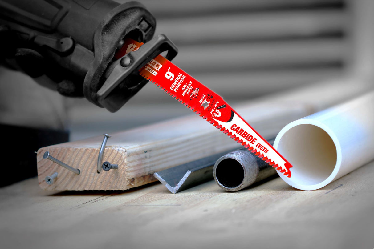 Diablo Demo Demon Carbide General Purpose Recip 9 inch Pack of 3